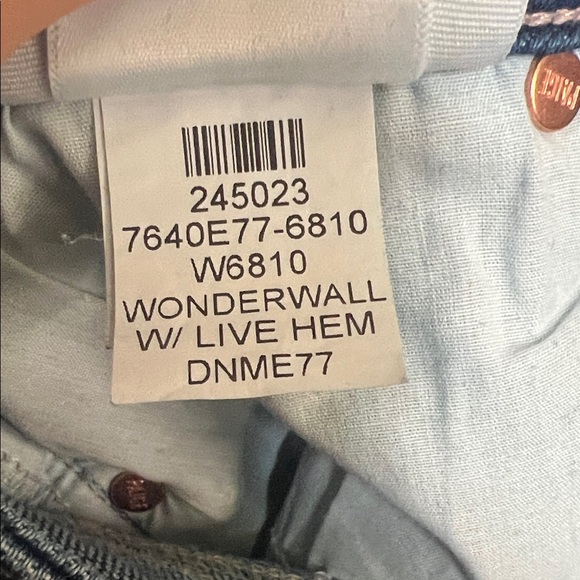 PAIGE High Rise Button-Fly Jeans in Dark Blue - Picture 9 of 14